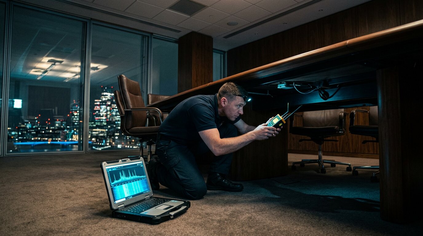 Counter-surveillance sweep equipment